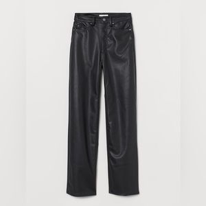 H&M Divided Faux Leather Pant